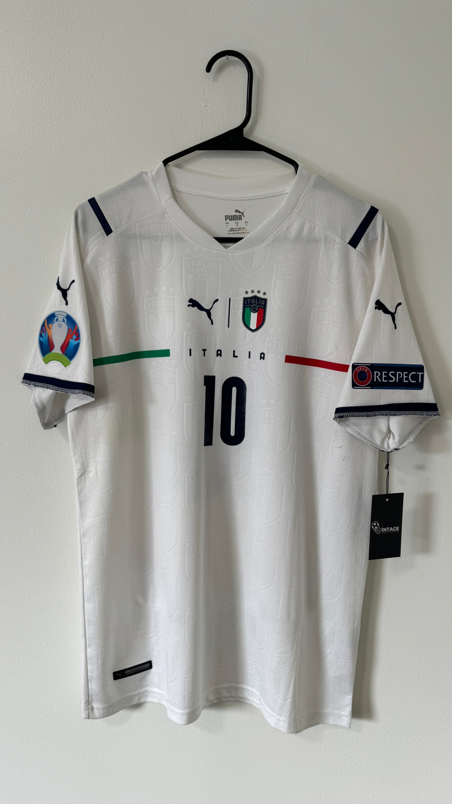 Italy Away Euro 2022 Insigne #10