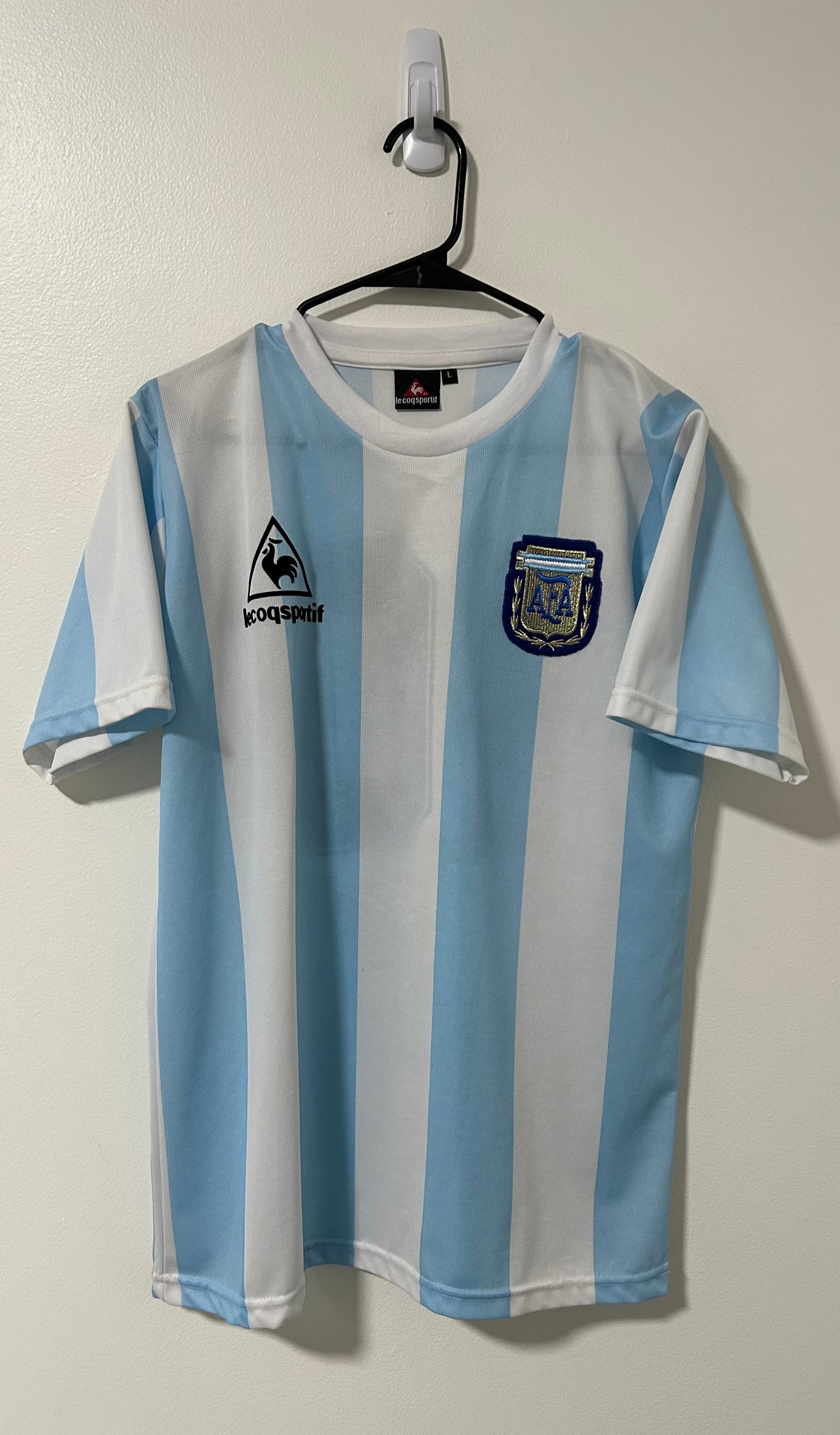 Argentina Home Retro FIFA World Cup Mexico 1986 #10