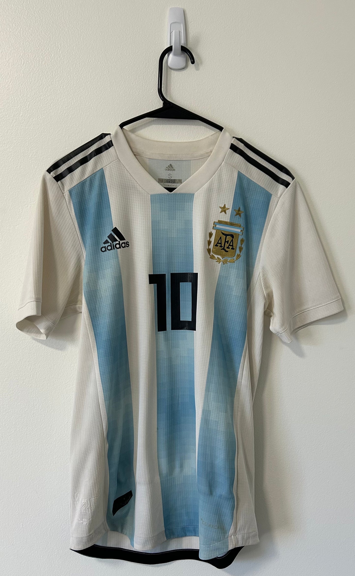 Argentina Home Player Version FIFA World Cup Russia 2018 Messi #10
