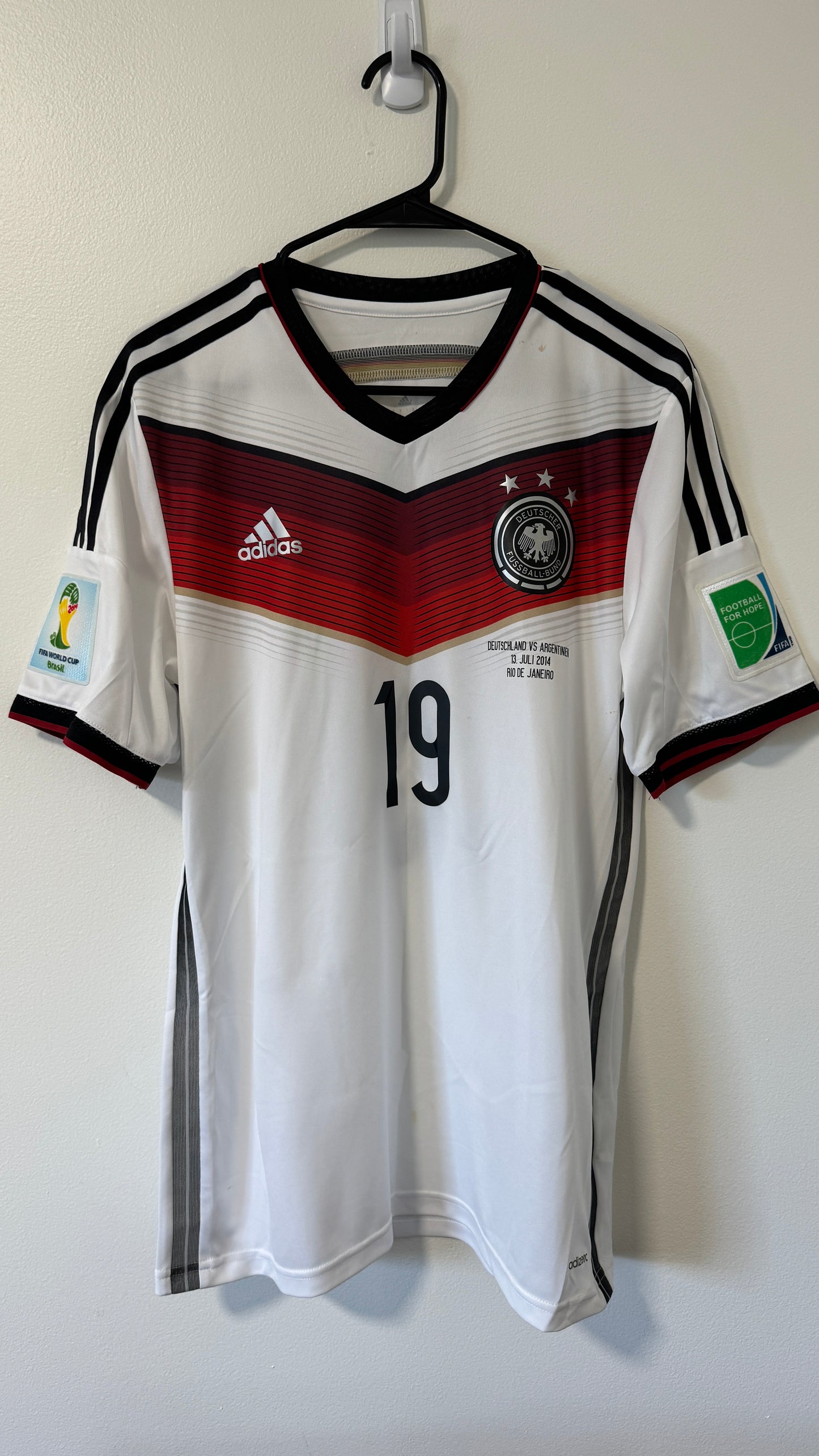 Germany Home FIFA World Cup Brazil 2014 Götze #19