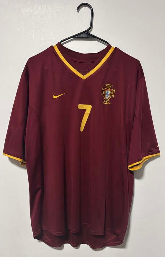 Portugal Home Euro 2000 Figo #7
