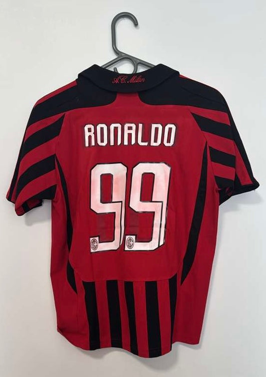 AC Milan Home 2007/08 Kids Ronaldo #99
