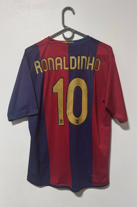 FC Barcelona Home 2006/07 Ronaldinho #10