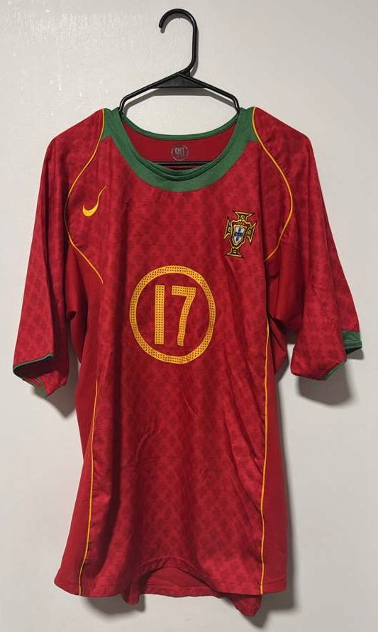 Portugal Home Euro 2004 Ronaldo #17