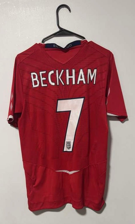 England Away 2008/09 Beckham #7