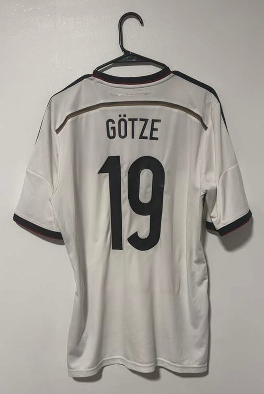 Germany Home FIFA World Cup Brazil 2014 Götze #19