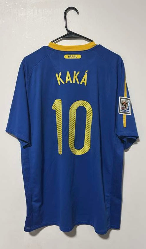 Brazil Away FIFA World Cup South Africa 2010 Kaká #10