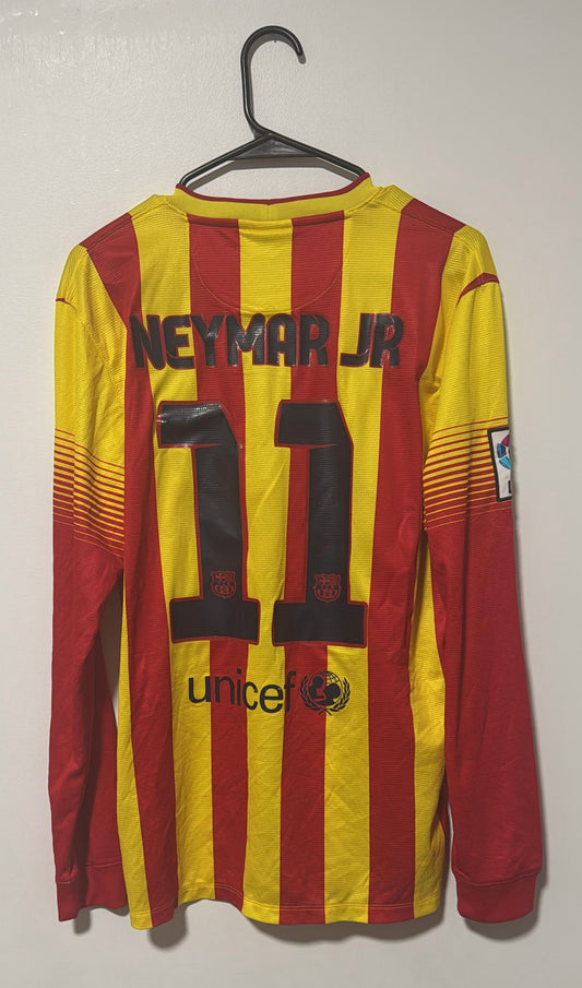 FC Barcelona Away Long Sleeves 2013/14 Neymar Jr #11