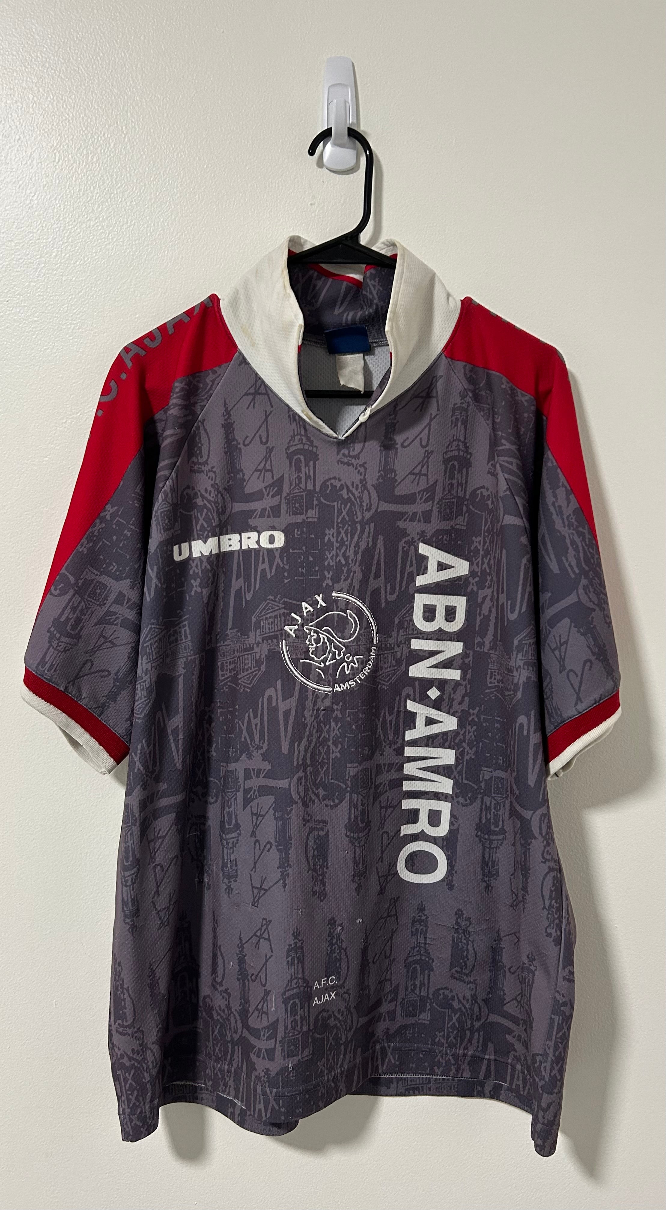 1996-97 Ajax Away Shirt - 8/10 - (L.Boys)