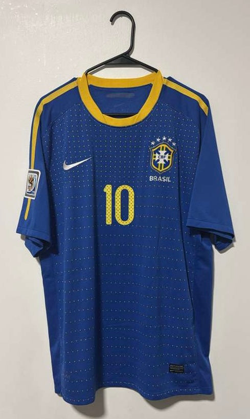 Brazil Away FIFA World Cup South Africa 2010 Kaká #10