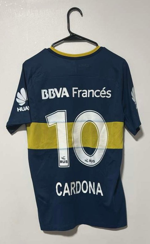 Boca Juniors Home 2017/18 Cardona #10